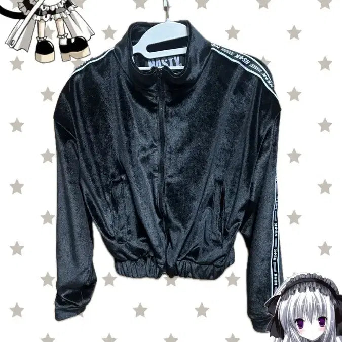 [BUNJANG] Nasty Kick Velvet Crop Jersey / 네스티킥 벨벳 크롭 져지