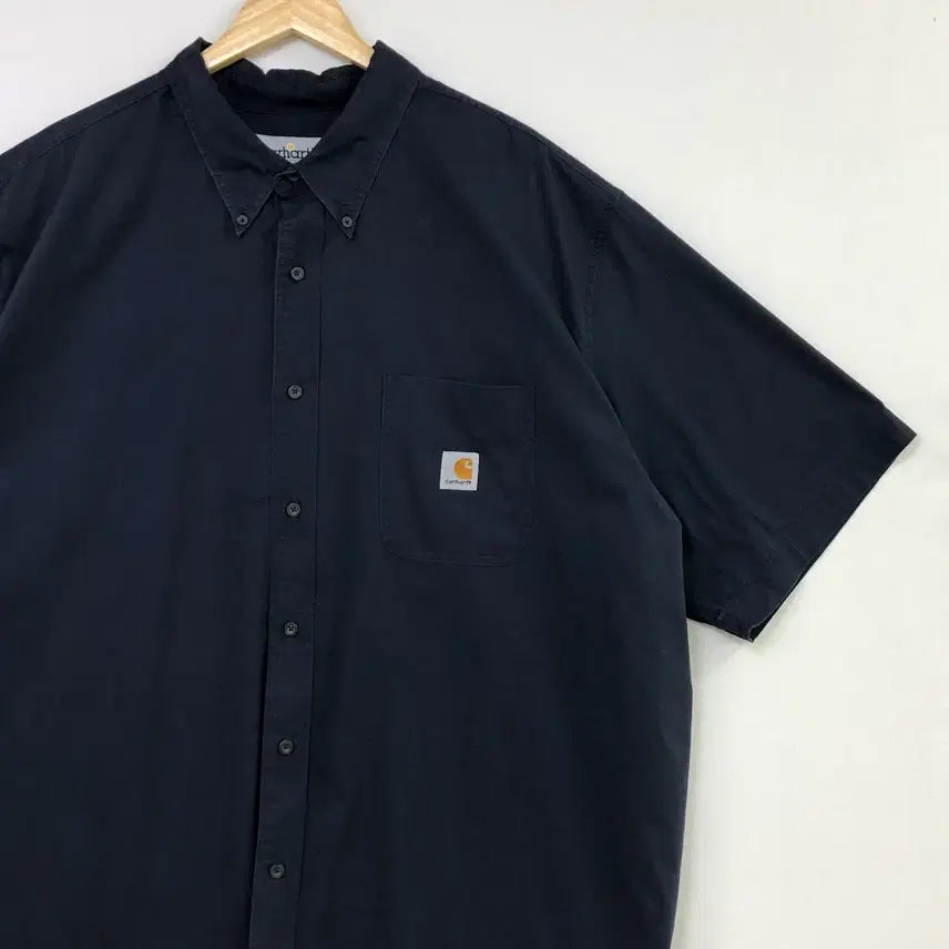 [BUNJANG] Carhartt Navy Work Big Shirt XXL / Xxl 칼하트 네이비 워크 빅셔츠