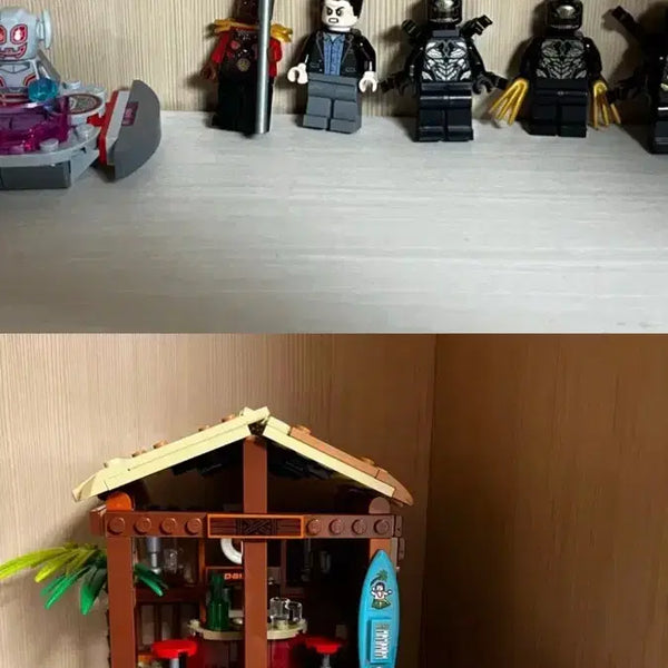 [BUNJANG] LEGO Marvel Minifigure 6-Piece Set + LEGO One Piece 75636 Hut Bulk / 일괄)레고 마블 미니피규어 6종+레고 원피스75636 오두막 벌크