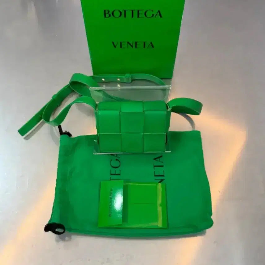 [BUNJANG] Bottega Veneta Parakeet Mini Leather Cassette Bag / [정가 350만원대] 보테가베네타 패러킷 미니 레더 카세트백