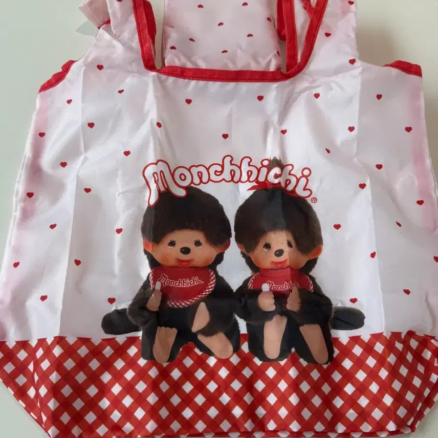 [BUNJANG] Monchhichi Character Shopping Bag / 몬치치 장바구니