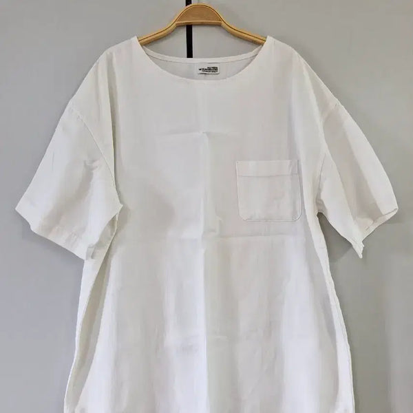 [BUNJANG] Linen Short-Sleeve Shirt (Size 95) / 남자 리넨 반팔셔츠(95) 미착용!