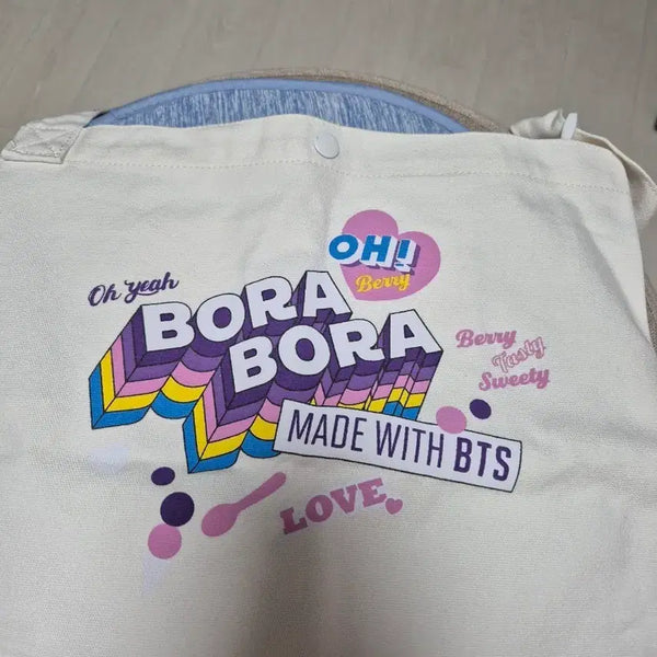 [BUNJANG] BTS Bora Bora Canvas Eco Bag / 방탄소년단 보라보라 에코백