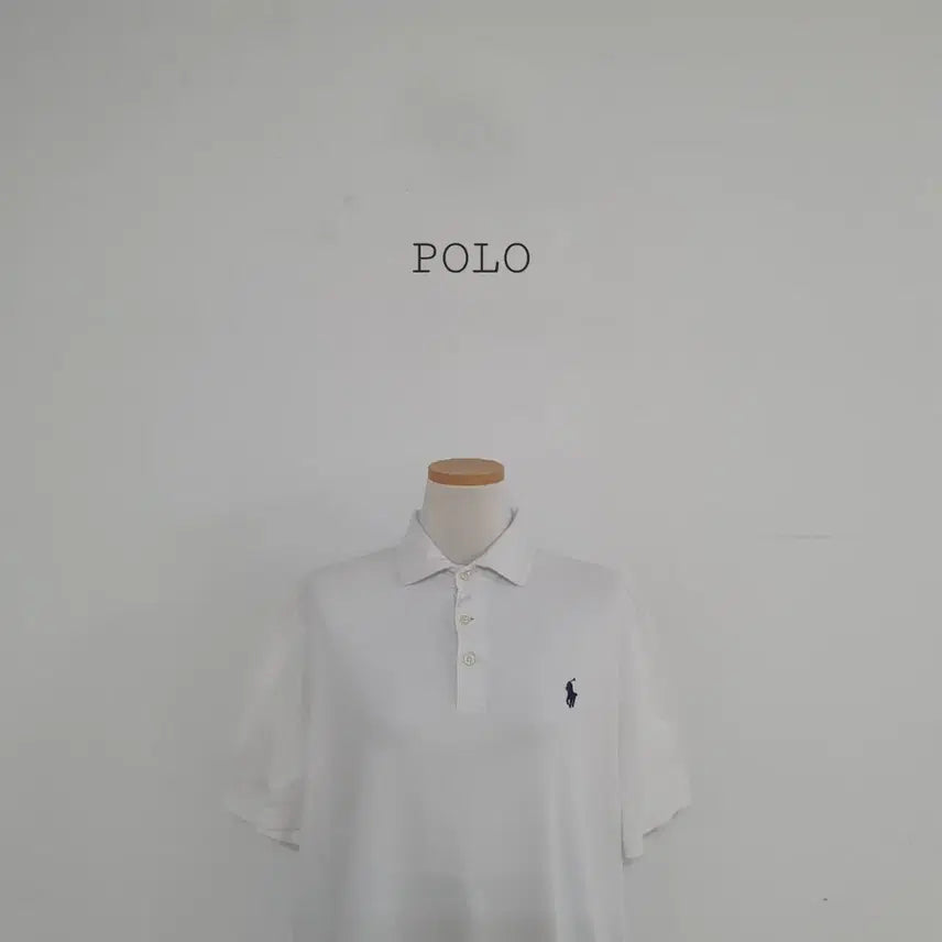 [BUNJANG] Polo Ralph Lauren White Short-Sleeve Polo Shirt / No.26070709 큐알 폴로 랄프로렌  반팔 카라티 화이트