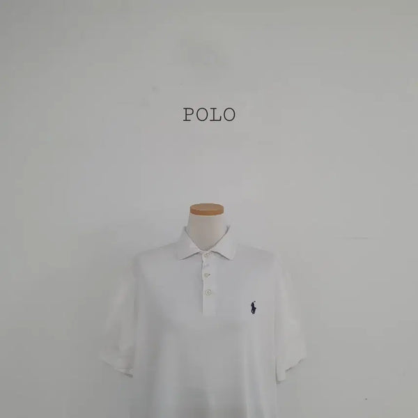 [BUNJANG] Polo Ralph Lauren White Short-Sleeve Polo Shirt / No.26070709 큐알 폴로 랄프로렌  반팔 카라티 화이트