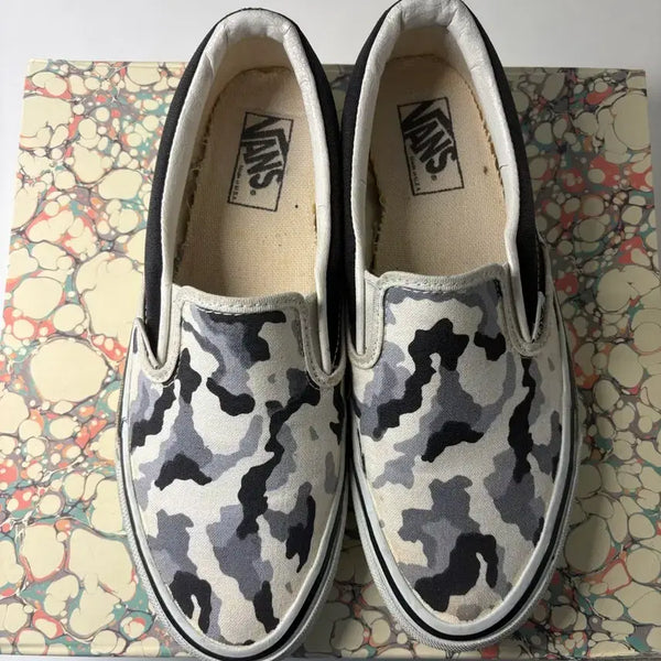 [BUNJANG] 90s Vintage Vans Slip-On Camo (Size 8) / 90s 빈티지 반스 슬립온 8