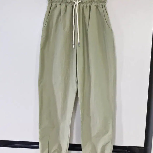 [BUNJANG] Lightweight Jogger Pants (Khaki) / 바스락 조거팬츠(25~26)