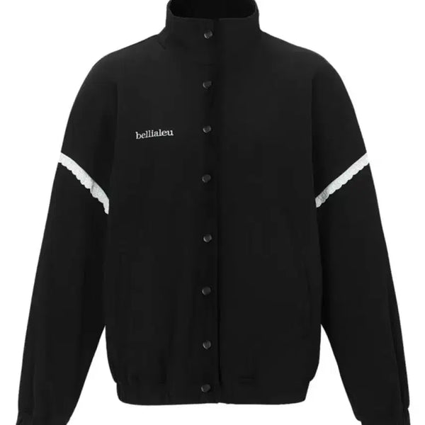 [BUNJANG] Belliar Cotton Lace Bomber Jacket / 벨리아르 코튼 레이스 봄버 자켓 시즈니룩 콘서트룩