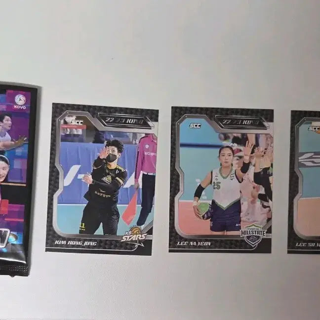 [BUNJANG] KCCF Event SCC Karbon Volleyball Player Cards / kccf 행사 scc karbon 배구 이소영, 김홍정, 이나연 카드