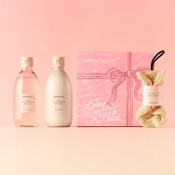 [BUNJANG] Aromatica Rosemary Body Wash & Lotion & Shower Ball Set (Sealed) / 미개봉 새제품) 아로마티카 로즈마리 바디워시 & 로션 & 샤워볼 세트