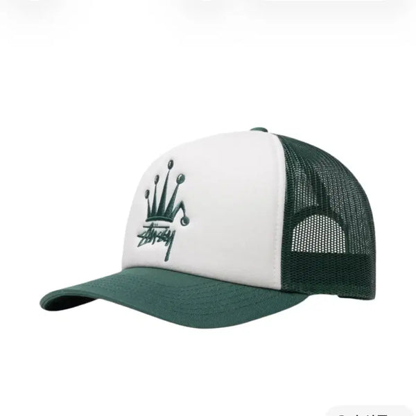 [BUNJANG] Stussy Crown Stock Trucker Cap Forest / 스투시 크라운 스탁 트러커 캡 포레스트