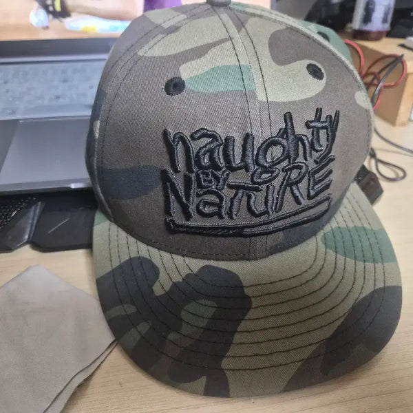 [BUNJANG] New Era X Naughty By Nature Camo Snapback / 7 8/5 너티바이네쳐 뉴에라 카모 스냅백