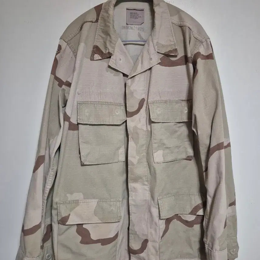 [BUNJANG] US Military BDU DCU Ripstop Desert Camo Combat Uniform Top / 미군 BDU DCU 립스탑 사막 3색 데저트 카모 전투복 상의