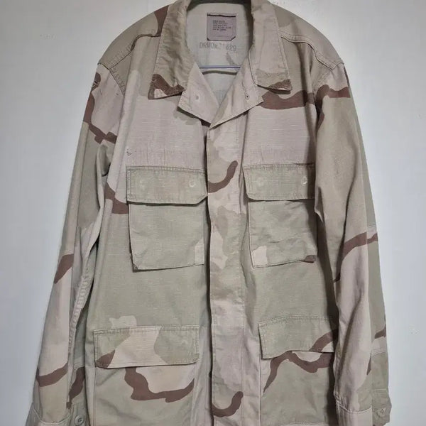[BUNJANG] US Military BDU DCU Ripstop Desert Camo Combat Uniform Top / 미군 BDU DCU 립스탑 사막 3색 데저트 카모 전투복 상의