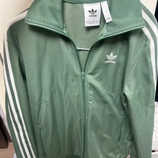 [BUNJANG] Adidas Three-Stripes Track Top Jersey Green Size S / 아디다스 삼선 트랙탑 져지 그린 S사이즈 (90-95)
