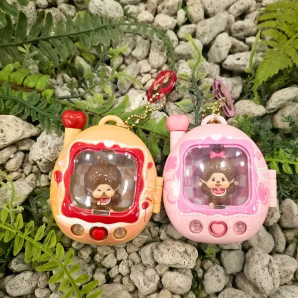 [BUNJANG] Monchhichi Tamagotchi Keychain / 새상품) 몬치치 다마고치 키링
