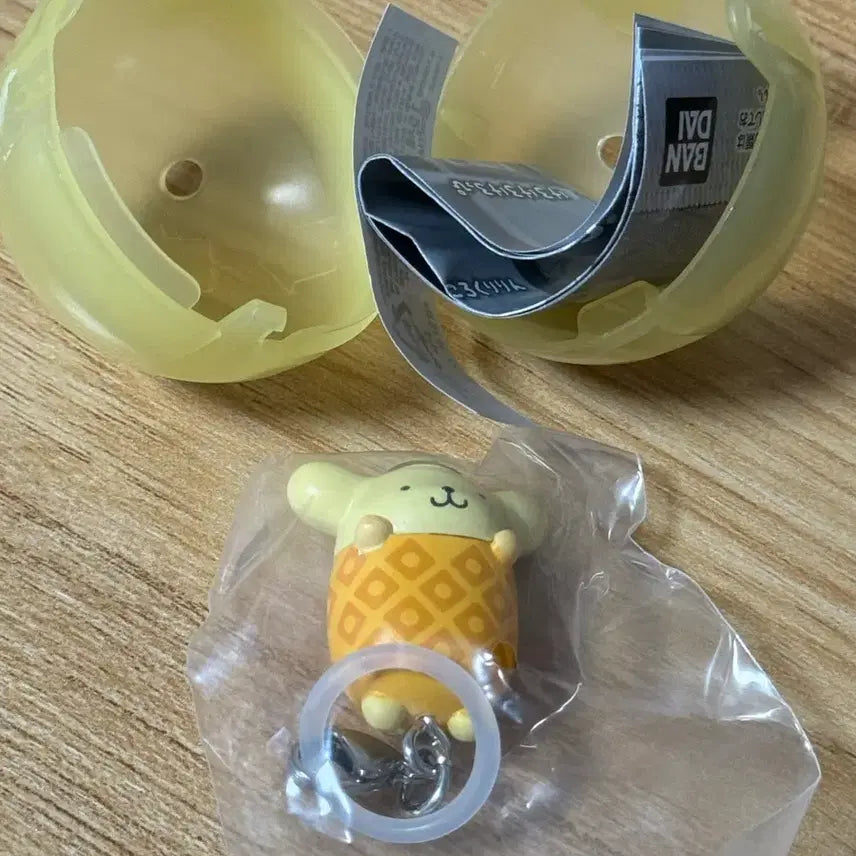 [BUNJANG] Sanrio Pompompurin Gachapon Charm / 산리오 오테다마 폼폼푸린 가챠 키링 메지루시