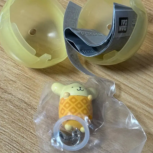 [BUNJANG] Sanrio Pompompurin Gachapon Charm / 산리오 오테다마 폼폼푸린 가챠 키링 메지루시