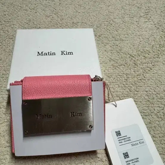[BUNJANG] Matinkim Accordion Card Wallet Pink / 마뗑킴 아코디언 카드지갑 크로스바 핑크