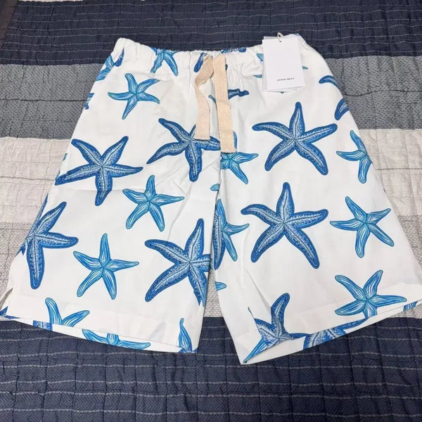 [BUNJANG] Afterpray Starfish Pattern Shorts White / 애프터프레이 불가사리 반바지 화이트