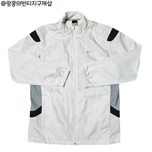 [BUNJANG] Nike Old School Swoosh Big Logo Windbreaker Jacket / 나이키 올드스쿨 스우시 빅로고 바람막이 자켓