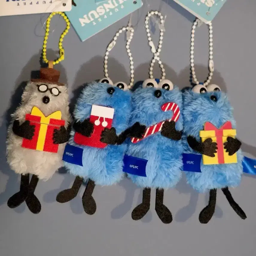 [BUNJANG] PUPPET SUNSUN Christmas Series Mascot Keyring Doll / PUPPET SUNSUN 퍼펫순순 인형키링 크리스마스 시리즈