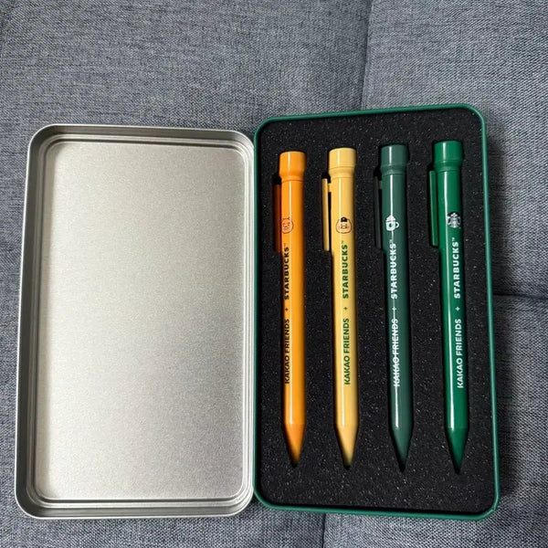 [BUNJANG] Starbucks x Kakao Friends Ryan Ballpoint Pen Set / 스타벅스 라이언 볼펜 세트