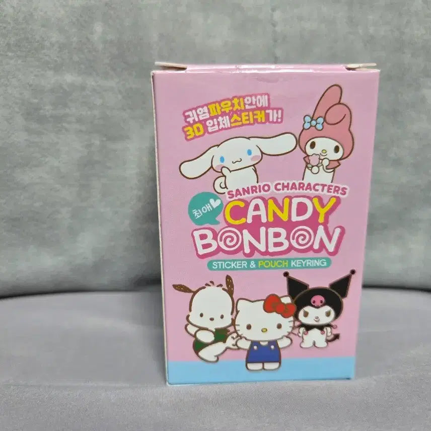 [BUNJANG] Sanrio Characters Candy Bonbon Sticker & Pouch Keyring (Cinnamoroll) / 산리오 캐릭터즈 캔디 봉봉 시나모롤 스티커&파우치 키링