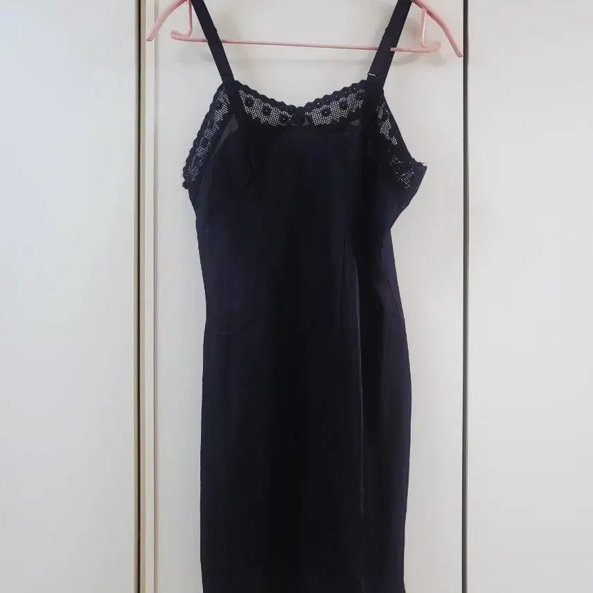 [BUNJANG] Black Lace Slip Dress / 검정색 레이스 슬립 원피스