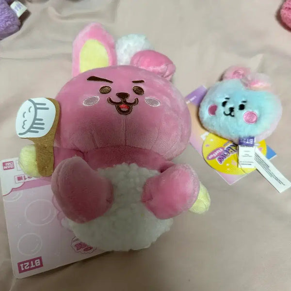 [BUNJANG] BT21 Kooky Japan Limited Edition & Rainbow Kooky Plush Bundle Set / BT21 쿠키 일본 한정 + 무지개 쿠키 일괄