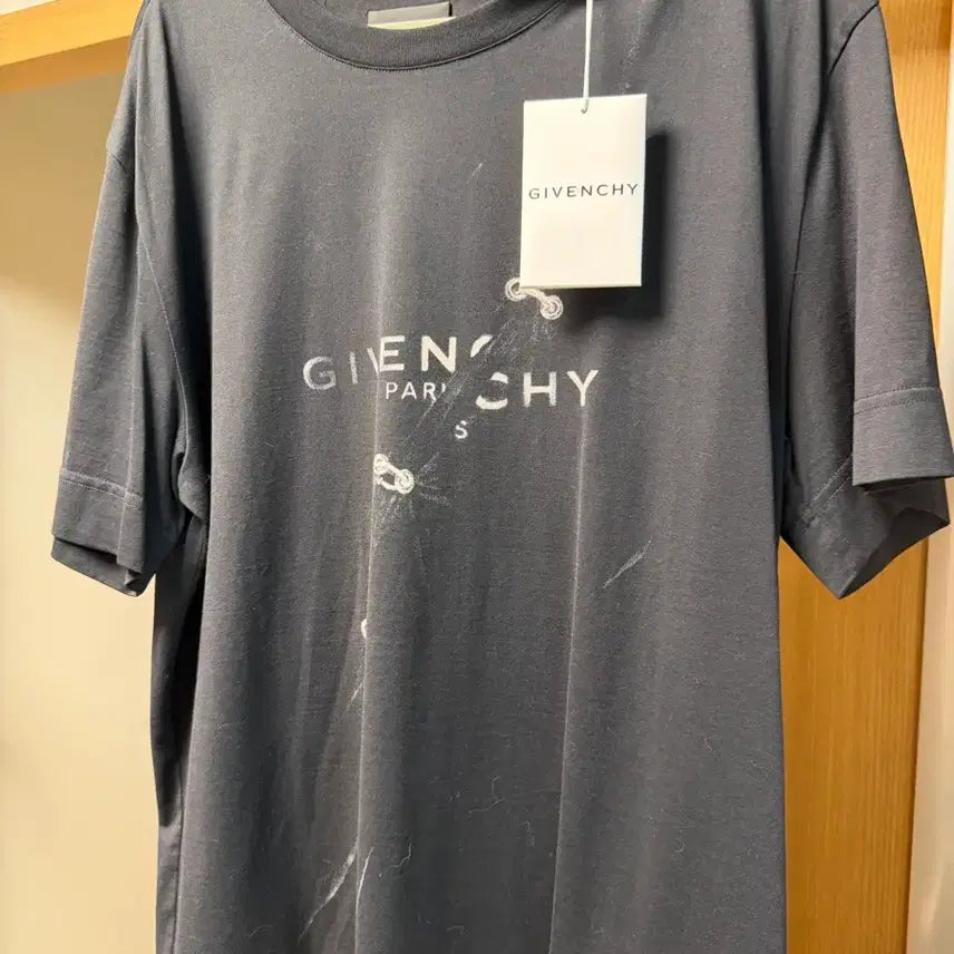 [BUNJANG] Givenchy Trompe-L'Œil Effect Slim Fit T-Shirt XL / [새상품/정품] 지방시 트롬프뢰유 이펙트 슬림핏 반팔 티셔츠 XL