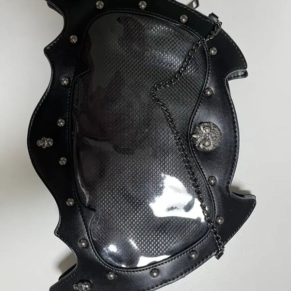 [BUNJANG] Gothic Bat Chain Ita Bag / 로리 고딕 스타일 체인 박쥐 모양 이타백