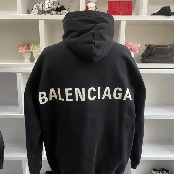 [BUNJANG] Balenciaga Back Logo Hoodie - Size S / [더핸드 정품 / S] 발렌시아가 백로고 후드
