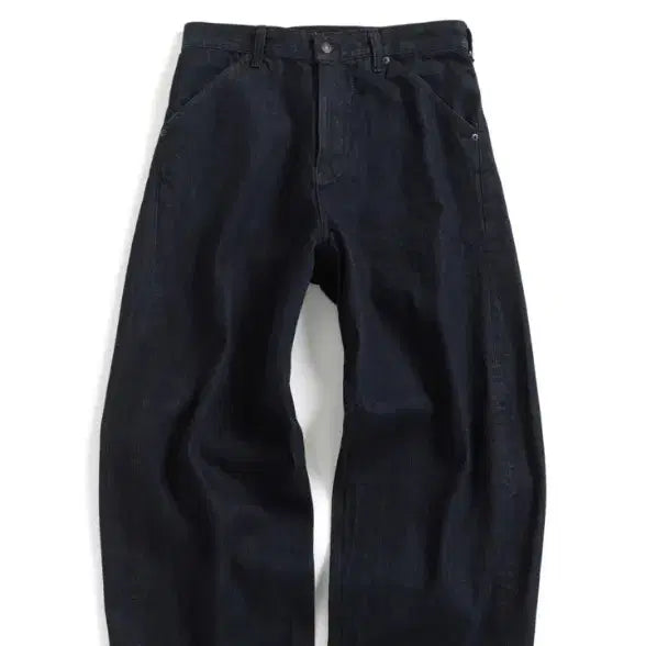 [BUNJANG] Haechingroom Wide Curve Jeans Washed Indigo / [1] 해칭룸 와이드 커브진 워시드 인디고