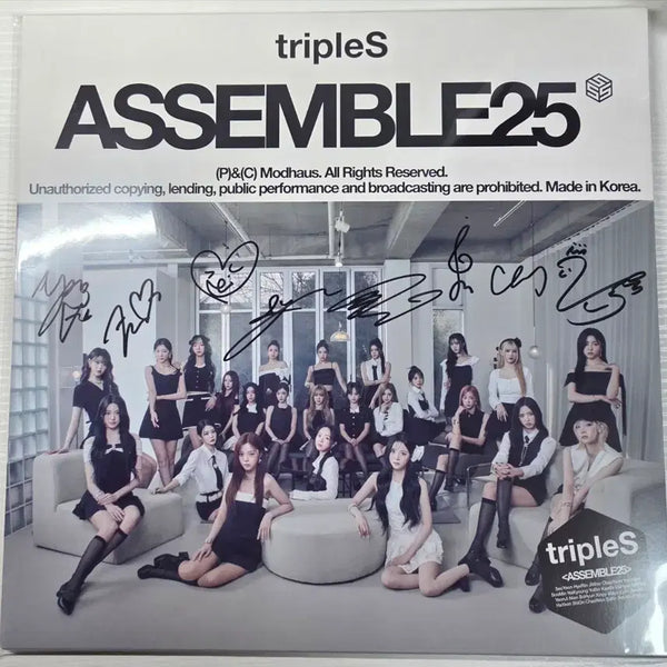 [BUNJANG] tripleS Assemble25 Signed Vinyl LP / 알피LP 싸인 ASSEMBLE25 바이닐 팝니다 트리플에스 tripleS