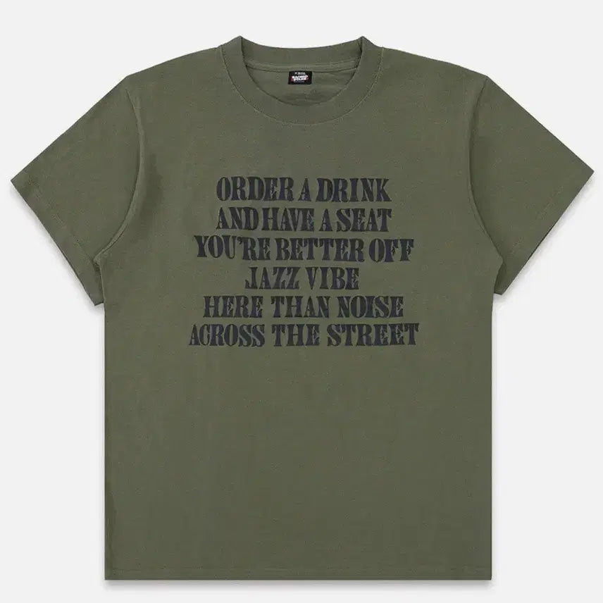 [BUNJANG] Orleans Bootnill Jazz T-shirt (Khaki) / 올리언스 Bootnill Jazz t-shirts(khaki)