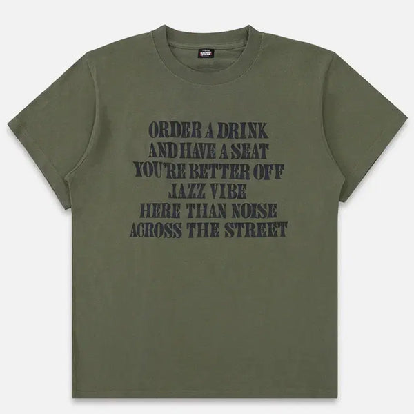 [BUNJANG] Orleans Bootnill Jazz T-shirt (Khaki) / 올리언스 Bootnill Jazz t-shirts(khaki)