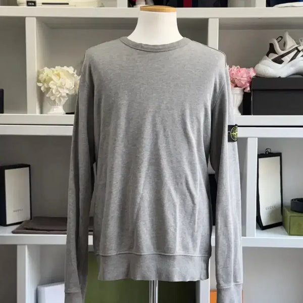 [BUNJANG] Stone Island Sweatshirt Grey L / [더핸드 정품 / L] 스톤아일랜드 맨투맨 그레이