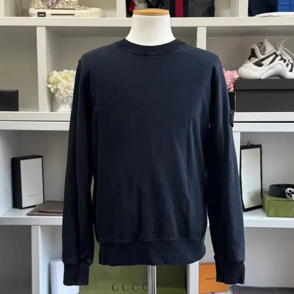 [BUNJANG] Stone Island Navy Long Sleeve Sweatshirt Size M / [정가 50만원대] 스톤아일랜드 맨투맨