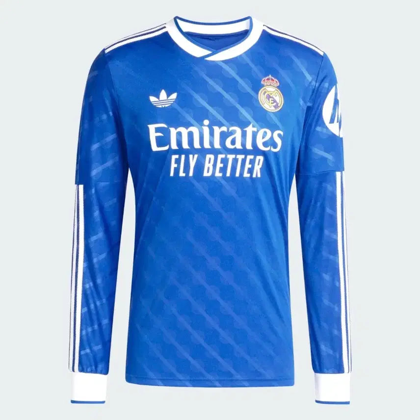 [BUNJANG] Adidas Real Madrid 25/26 Long Sleeve TF Jersey / 아디다스 레알마드리드 25/26 롱 슬리브 TF 유니폼