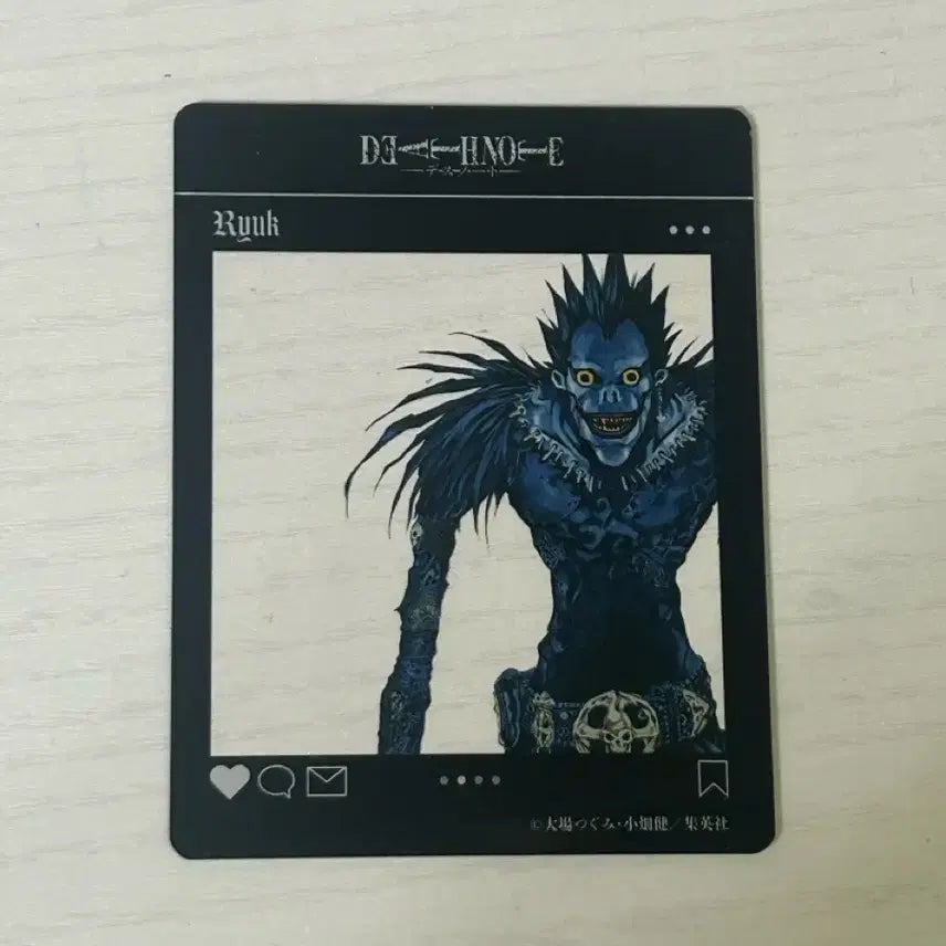 [BUNJANG] Death Note Ryuk Acrylic Card / 데스노트 류크 아크릴 카드