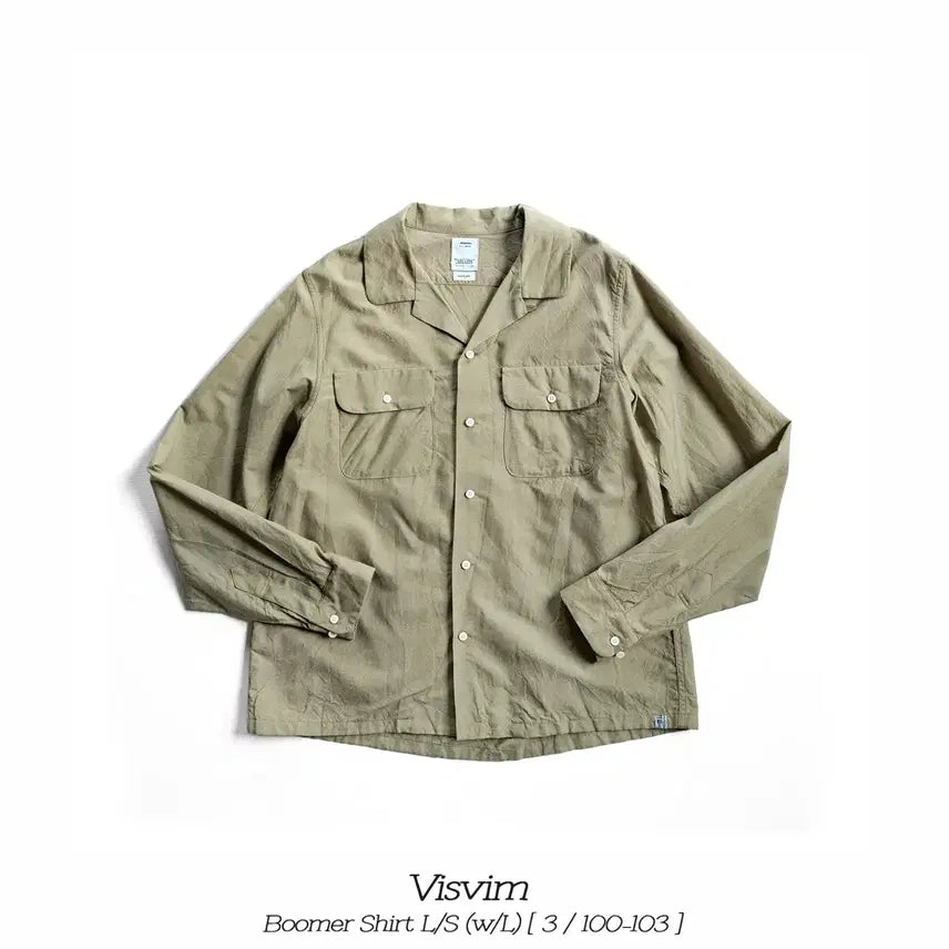 [BUNJANG] Visvim Linen Wool Boomer Shirt Size 3 / 비즈빔 린넨 울 부머 셔츠 3사이즈