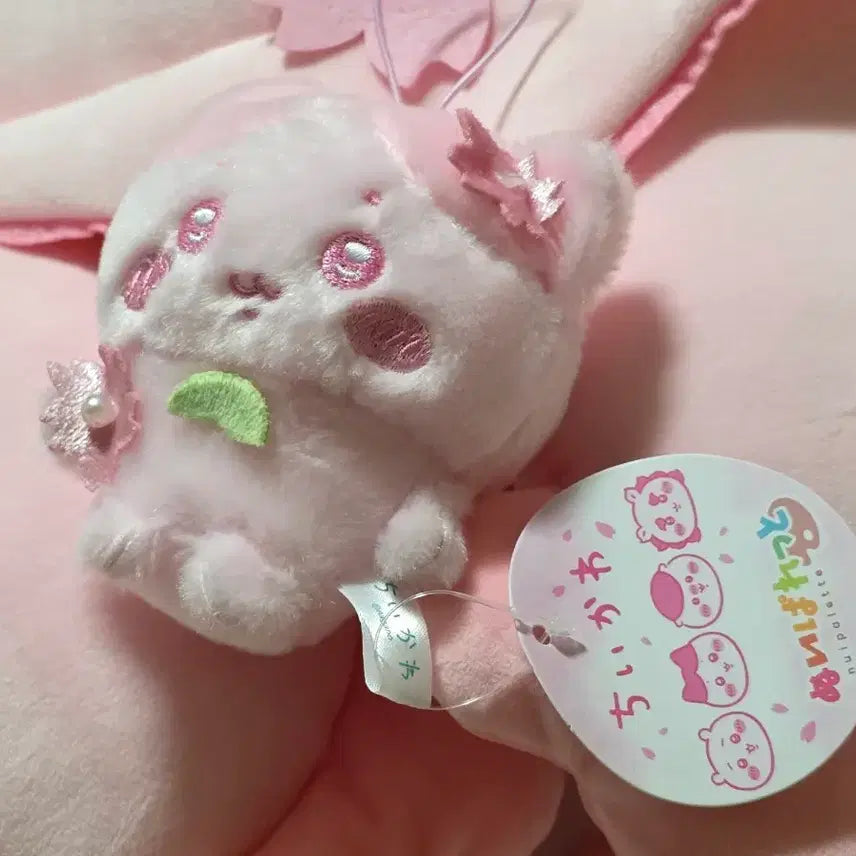 [BUNJANG] Monjya Suzuki Hachiware Sakura Mascot / 먼작귀 하치와레 벚꽃 사쿠라 마스코트