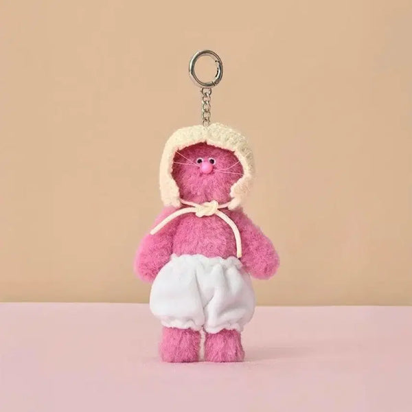 [BUNJANG] Monamhee FW Pingpingi Plush Keyring (Pink) / 모남희)FW 핑핑이 플러쉬 키링 (pink)