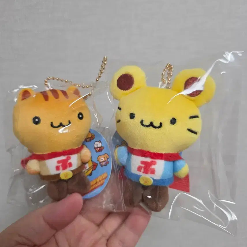 [BUNJANG] Pompompurin "Hero Series" Superman & Bagel Plush Set / 폼폼푸린 무뉴구루미 히어로 슈퍼맨 스콘 베이글 2개세트