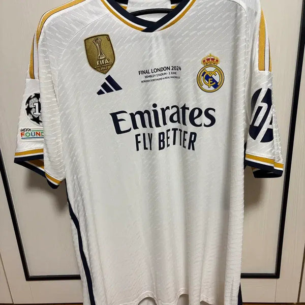 [BUNJANG] Real Madrid 23-24 Authentic Home Jersey (Full Customization) / 레알마드리드 23-24 어센틱 홈 유니폼 (풀마킹)