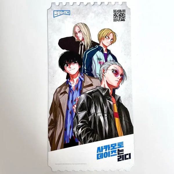 [BUNJANG] Sakamoto Days Nagumo Shintaro Manga Acrylic Frame Photocard Figure Set / 사카모토데이즈 리디 티켓 나구모 신 타로 만화책 아크릴 프박 포카 피규어