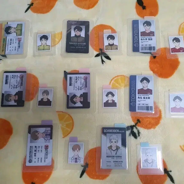 [BUNJANG] Haikyu!! Rimomom Student ID, Team ID, National ID & Photo Bundle Set / 하이큐 ㄹㅁㅁ님 학생증 구단증 국대증  증사 포함 굿즈 일괄 양도 판매