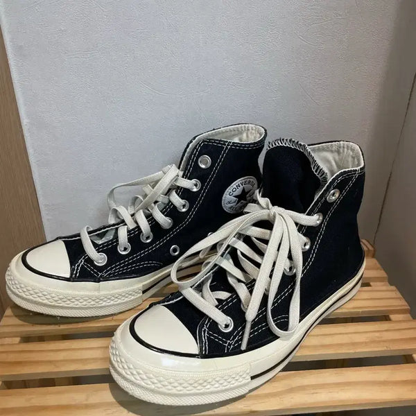 [BUNJANG] Converse Chuck 70 High Top Sneakers Black / 컨버스 척 70 하이 스니커즈 블랙 220