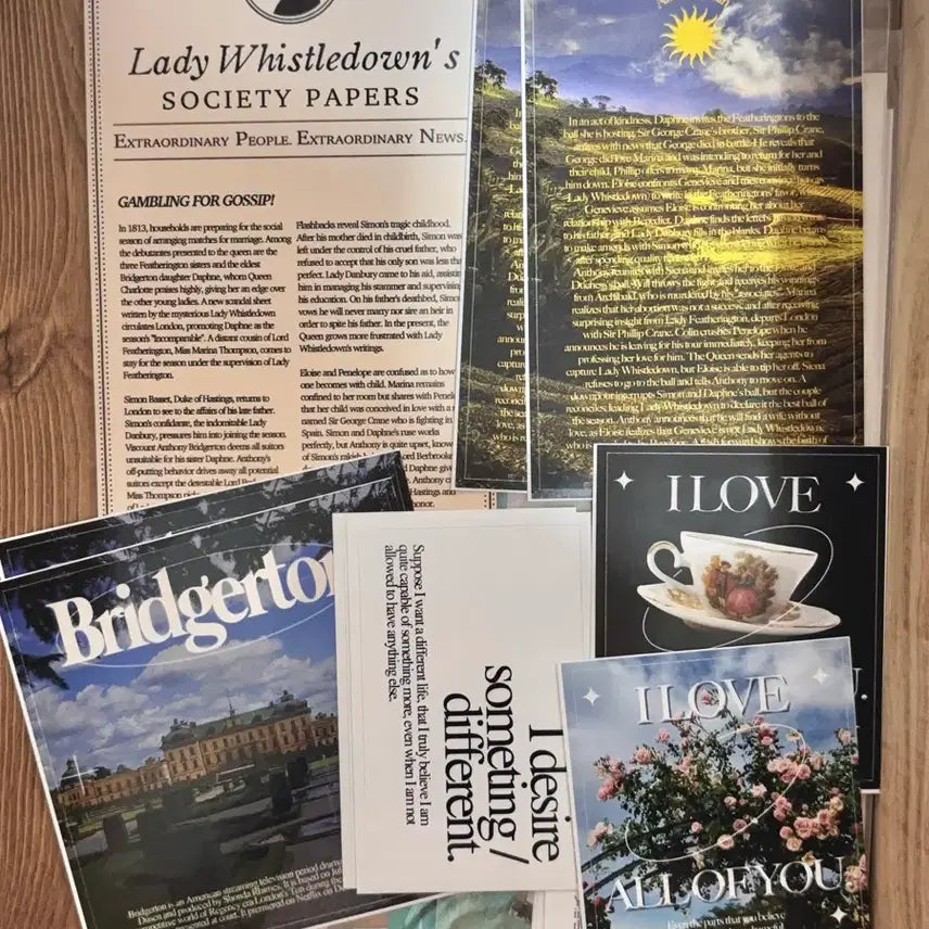 [BUNJANG] Bridgerton, Enola Holmes, Anne of Green Gables, The Queen's Gambit, Stranger Things, and The Strange Story Group Merchandise / 브리저튼 빌세따 에놀라홈즈 빨간머리앤 퀸스갬빗 스띵 기묘한 이야기 굿즈
